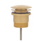 Dome Pop Out Waste 40mm, with Pull-Out Basket, Brushed Brass (Gold)