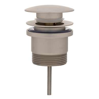 Dome Pop Out Waste, Universal 32mm/40mm, with Pull-Out Basket, Brushed Nickel