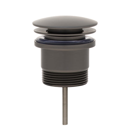 Dome Pop Out Waste, Universal 32mm/40mm, with Pull-Out Basket, Brushed Gunmetal