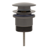 Dome Pop Out Waste, Universal 32mm/40mm, with Pull-Out Basket, Brushed Gunmetal