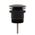 Dome Pop Out Waste, Universal 32mm/40mm, with Pull-Out Basket, Matte Black