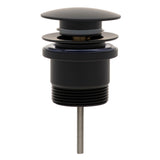 Dome Pop Out Waste, Universal 32mm/40mm, with Pull-Out Basket, Matte Black