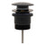 Dome Pop Out Waste, Universal 32mm/40mm, with Pull-Out Basket, Matte Black