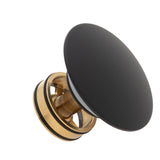 Dome Pop Out Waste, Universal 32mm/40mm, with Pull-Out Basket, Matte Black