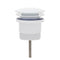 Dome Pop Out Waste 40mm, with Pull-Out Basket, Matte White