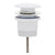 Dome Pop Out Waste, Universal 32mm/40mm, with Pull-Out Basket, Matte White