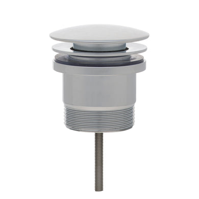 Dome Pop Out Waste, Universal 32mm/40mm, with Pull-Out Basket, Polished Chrome