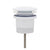 Dome Pop Out Waste, Universal 32mm/40mm, with Pull-Out Basket, Gloss White