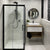 Deluxe Round 750mm Mirror with Black Frame