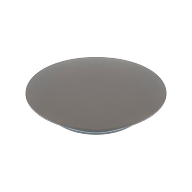 Retto Drain Cover, Brushed Gunmetal Black