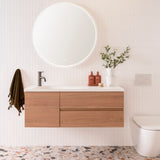 ADP Drift Wall Hung 1200mm Single Left Offset Bowl Vanity Cabinet