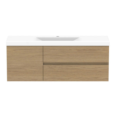 ADP Drift Ensuite Wall Hung 1200mm Single Center Bowl Vanity Cabinet