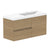 ADP Drift Ensuite Wall Hung 900mm Single Right Offset Bowl Vanity Cabinet