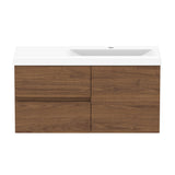 ADP Drift Ensuite Wall Hung 900mm Single Right Offset Bowl Vanity Cabinet