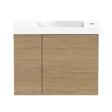 ADP Drift Mini Wall Hung 550mm Single Right Offset Bowl Vanity Cabinet
