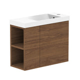 ADP Drift Mini Wall Hung 550mm Single Right Offset Bowl Vanity Cabinet