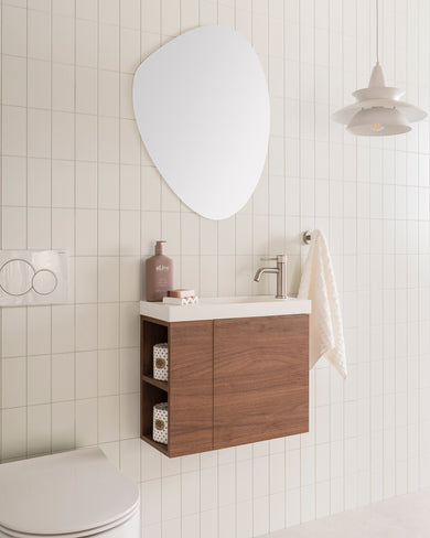 ADP Drift Mini Wall Hung 550mm Single Right Offset Bowl Vanity Cabinet