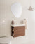 ADP Drift Mini Wall Hung 550mm Single Right Offset Bowl Vanity Cabinet