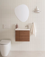 ADP Drift Mini Wall Hung 550mm Single Right Offset Bowl Vanity Cabinet
