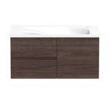 ADP Drift Wall Hung 900mm Single Right Offset Bowl Vanity Cabinet