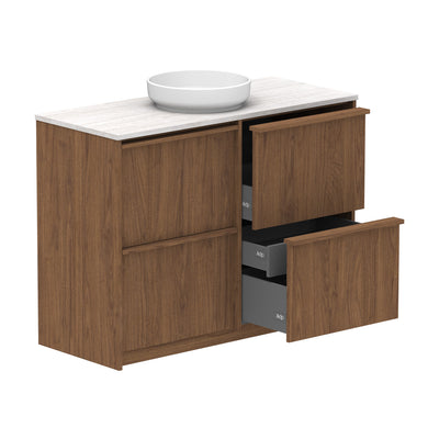 ADP Eli Floor Mount 1200mm Single Center Bowl Vanity Cabinet