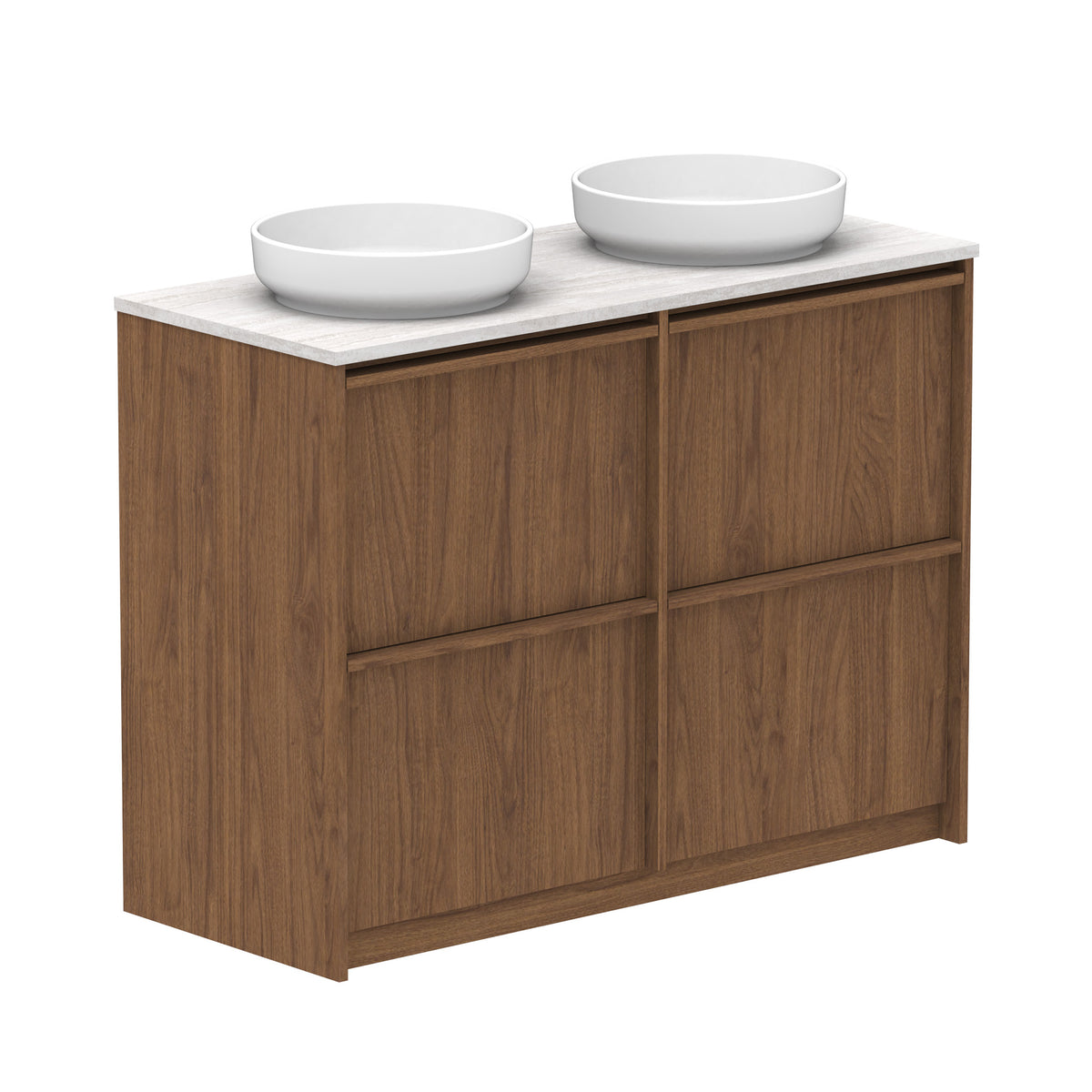 ADP Eli Floor Mount 1200mm Double Bowl Vanity Cabinet