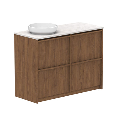 ADP Eli Floor Mount 1200mm Single Left Offset Bowl Vanity Cabinet