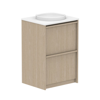 ADP Eli Floor Mount 600mm Single Center Bowl Vanity Cabinet