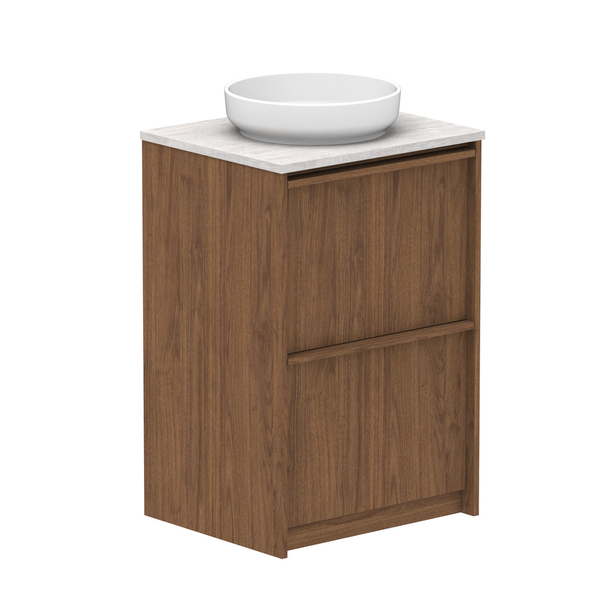 ADP Eli Floor Mount 600mm Single Center Bowl Vanity Cabinet