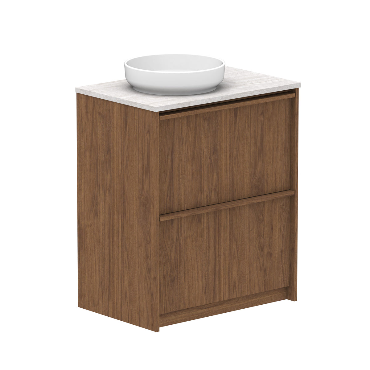 ADP Eli Floor Mount 750mm Single Left Offset Bowl Vanity Cabinet
