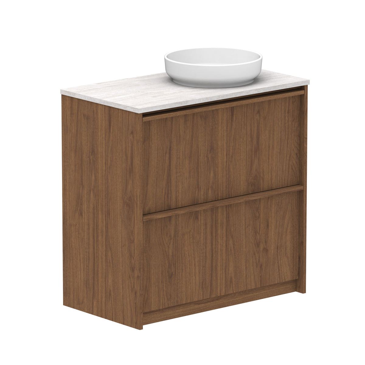 ADP Eli Floor Mount 900mm Single Right Offset Bowl Vanity Cabinet