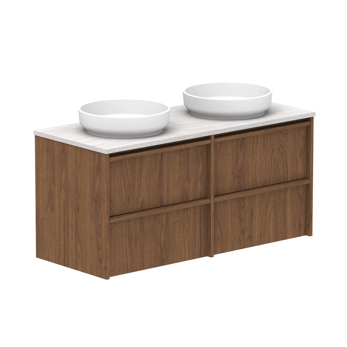 ADP Eli Wall Hung 1200mm Double Bowl Vanity Cabinet