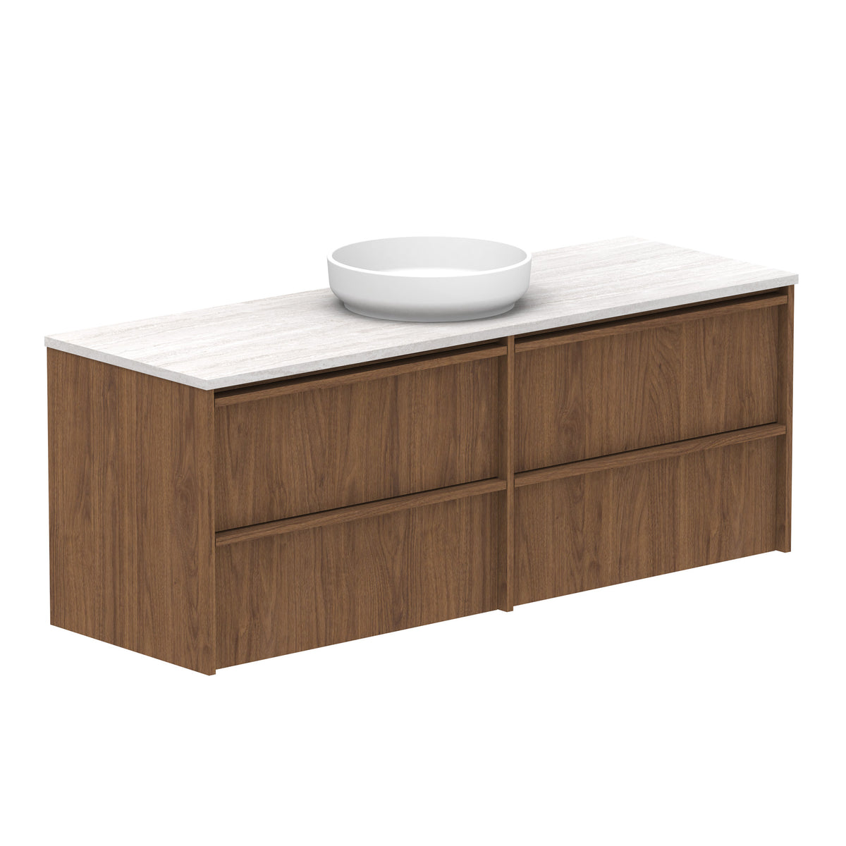 ADP Eli Wall Hung 1500mm Single Center Bowl Vanity Cabinet
