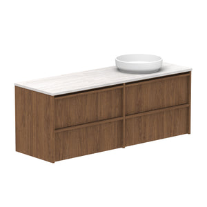 ADP Eli Wall Hung 1500mm Single Right Offset Bowl Vanity Cabinet