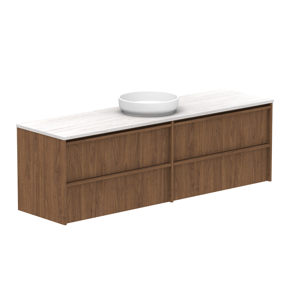 ADP Eli Wall Hung 1800mm Single Center Bowl Vanity Cabinet
