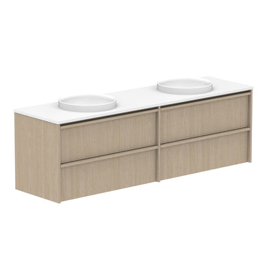 ADP Eli Wall Hung 1800mm Double Bowl Vanity Cabinet