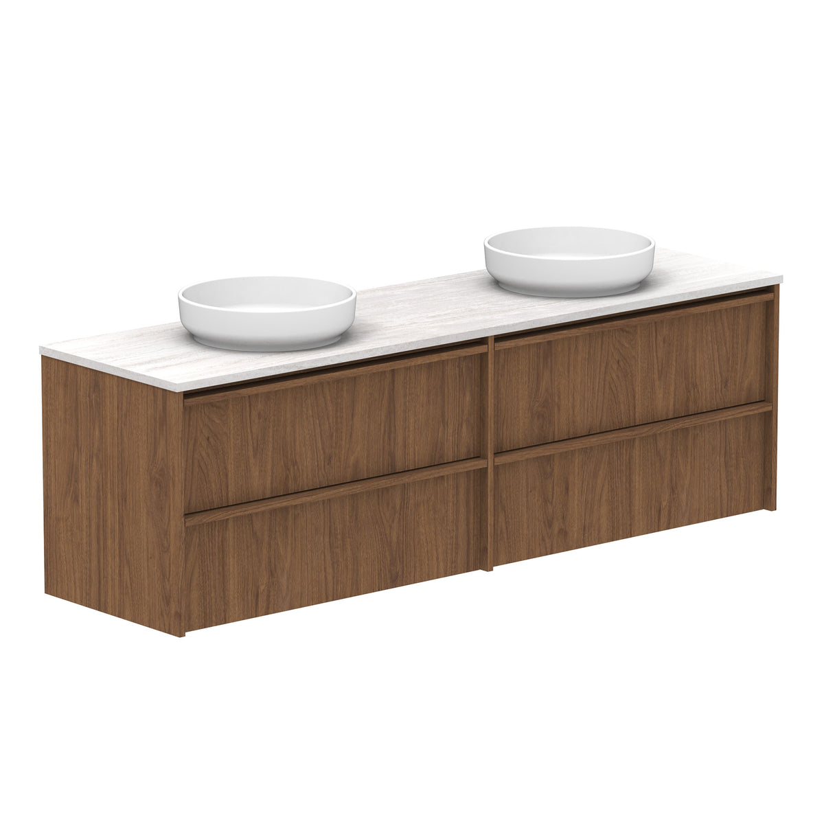 ADP Eli Wall Hung 1800mm Double Bowl Vanity Cabinet