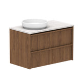 ADP Eli Wall Hung 900mm Single Left Offset Bowl Vanity Cabinet