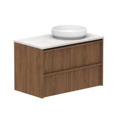 ADP Eli Wall Hung 900mm Single Right Offset Bowl Vanity Cabinet