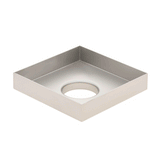 Stainless Steel Tile Insert Floor Waste | 50mm Outlet, Brushed SS Nickel