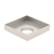 Stainless Steel Tile Insert Floor Waste | 50mm Outlet, Brushed SS Nickel