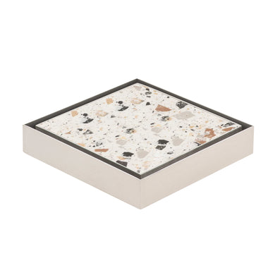 Stainless Steel Tile Insert Floor Waste | 50mm Outlet, Brushed SS Nickel