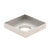 Stainless Steel Tile Insert Floor Waste | 50mm Outlet, Brushed SS Nickel