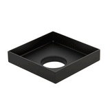 Stainless Steel Tile Insert Floor Waste | 50mm Outlet, Matte Black