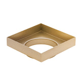 Stainless Steel Tile Insert Floor Waste | 75mm Outlet, Brushed Brass