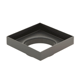 Stainless Steel Tile Insert Floor Waste | 75mm Outlet, Brushed Gunmetal