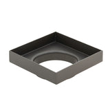 Stainless Steel Tile Insert Floor Waste | 75mm Outlet, Brushed Gunmetal