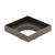 Stainless Steel Tile Insert Floor Waste | 75mm Outlet, Brushed Gunmetal