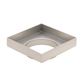 Stainless Steel Tile Insert Floor Waste | 75mm Outlet, Brushed SS Nickel