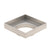 Stainless Steel Tile Insert Floor Waste | 75mm Outlet, Brushed SS Nickel
